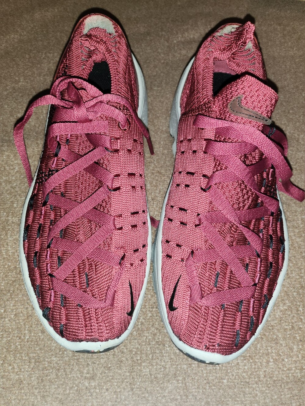 Nike Women's Woven Pink Athletic Sneakers